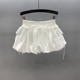 Bow tied puffy skirt for women bud short skirt