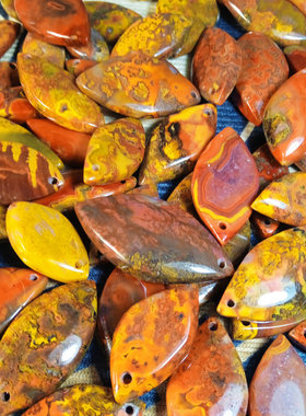 宣化战国红玛瑙吊坠项坠天然玛瑙男女饰品项链手链摆件 体验款