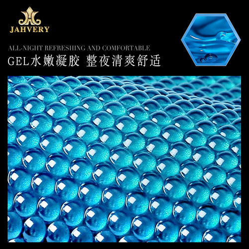 JAHVERY悬浮蓝骨防螨抑菌凝胶护颈椎枕助睡眠记忆棉枕头低枕凉枕 - 图2