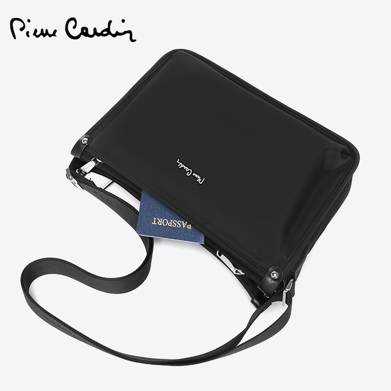 Pierre Cardin/皮尔卡丹男士横款商务休闲多功能单肩背包新款男包,淘宝优惠券,粉丝福利购,淘宝优惠卷