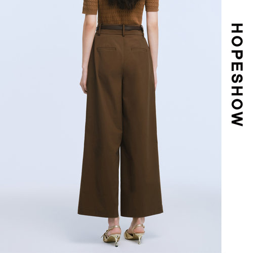 HOPESHOW红袖裤子89125141205 - 图1