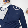 Boys' velvet underwear set for autumn and winter teenagers