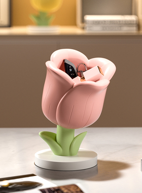 郁金香摆件玄关收纳新居礼品