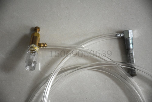 回转式鼓风机配件滴油器 透明管 滴油嘴滤油网拉簧黄铜HC-601S - 图0