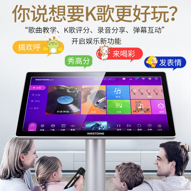 【旗舰套装】威斯汀q8专业家庭ktv 12 威斯汀KTV/卡拉OK音箱