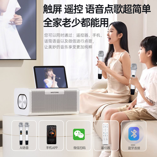 家庭ktv音响套装全套点歌机家用K歌一体机卡拉ok影院户外唱歌设备 - 图2