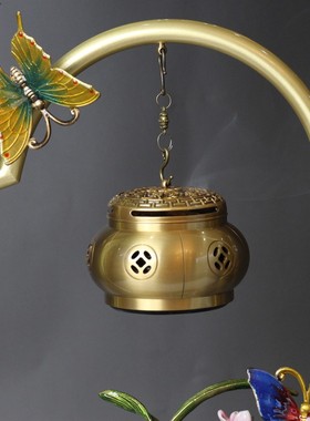 室内蝴蝶音乐中式风兰花工艺品