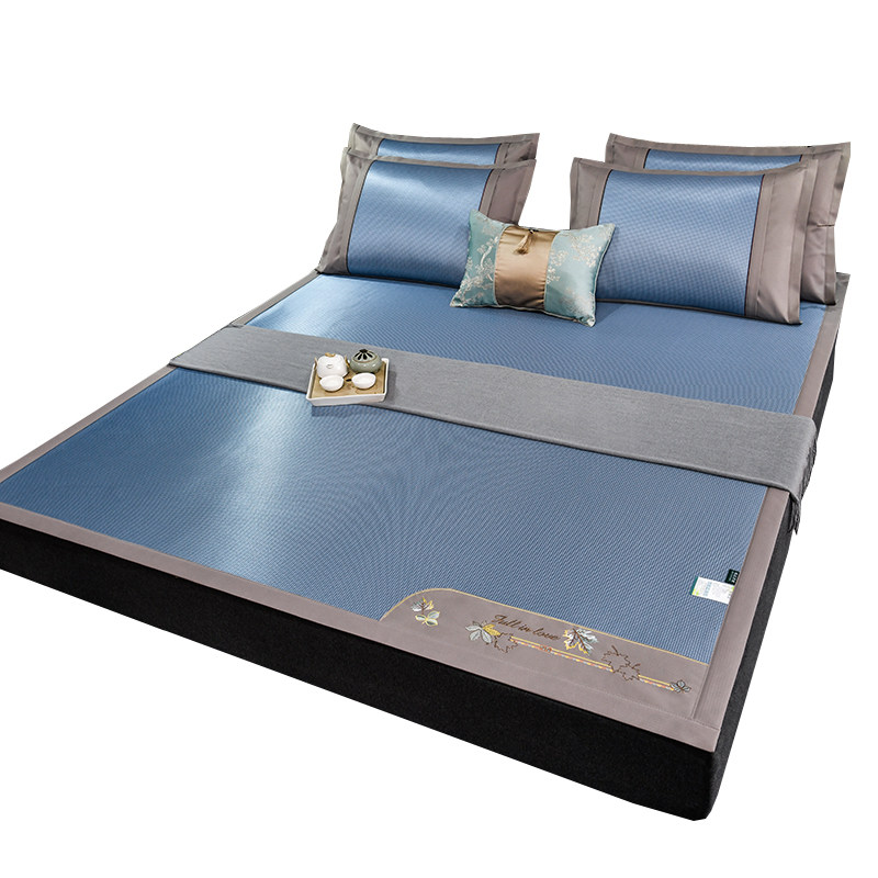 夏季藤席草席可折叠冰丝席双人家用裸睡抗菌席子宿舍单人夏天凉席,淘宝优惠券,粉丝福利购,淘宝优惠卷