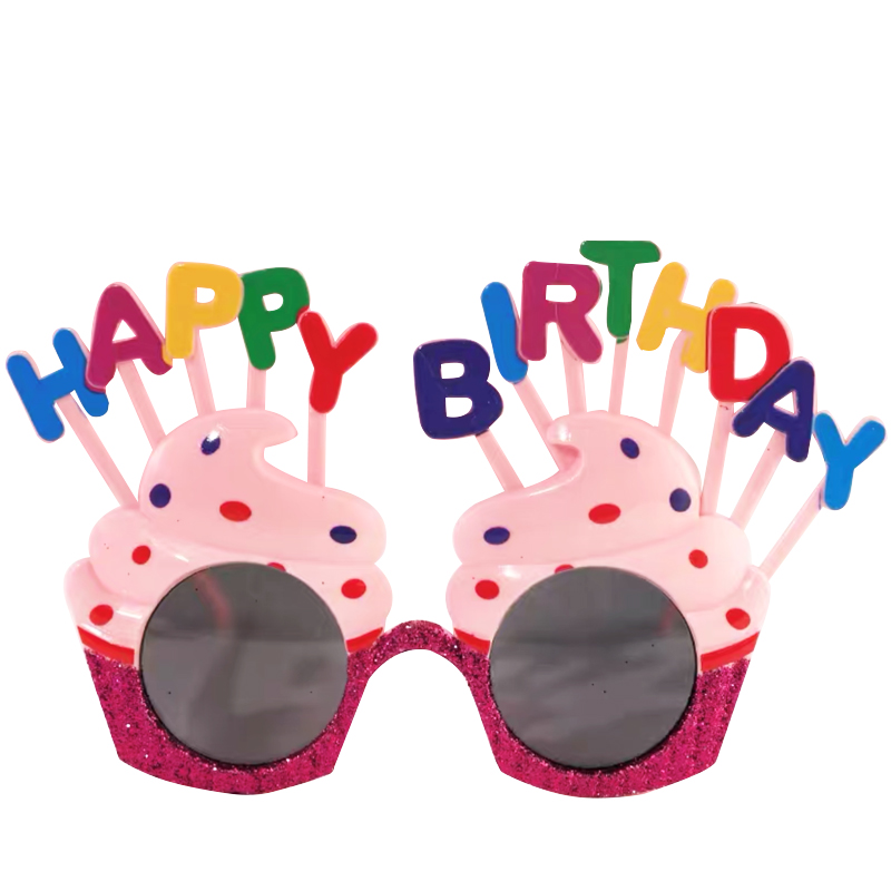 10个装小红书同款生日搞怪眼镜创意儿童快乐派对拍照道具装饰造型 - 图3