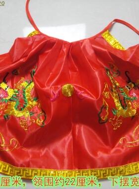 刺绣39厘米红黄双龙披风佛衣神袍娘娘萻萨衣服佛像神像装饰品通用