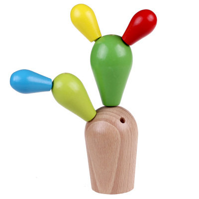 蒙特梭利氏儿童早教玩具仙人球木质积木拼插仙人掌宝宝幼儿益智力,淘宝优惠券,粉丝福利购,淘宝优惠卷