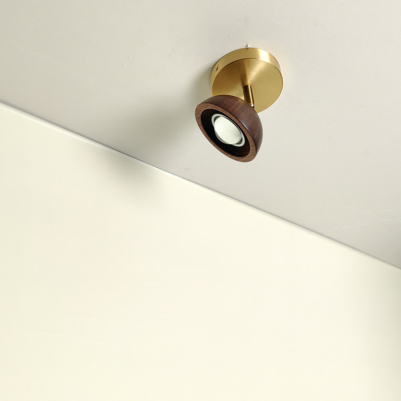 实木明装射灯小山丘家用客厅玄关挂画复中古风卧室落日无主灯筒灯,淘宝优惠券,粉丝福利购,淘宝优惠卷