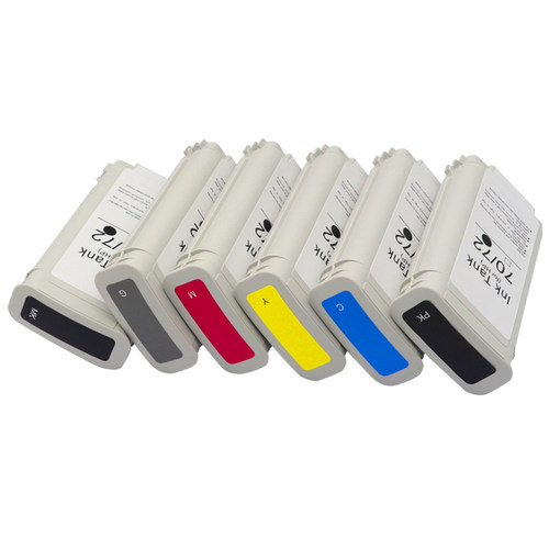 MAG适用惠普HP72号墨盒HP Designjet T790墨盒 T1100 T1120 T1200 T1300 T2300大幅面打印机绘图仪墨盒墨水盒 - 图1