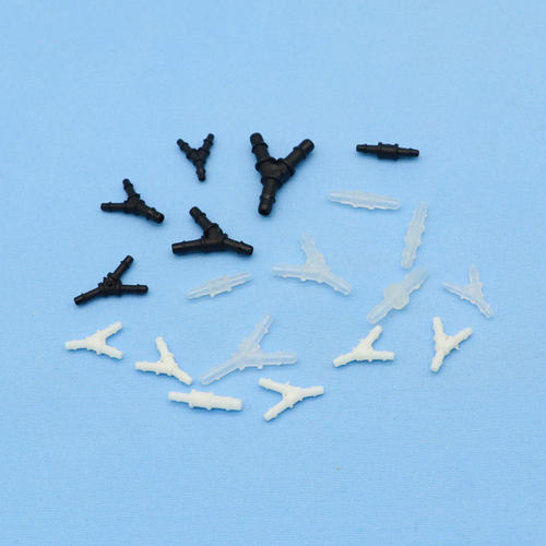 MAG适用写真机喷绘机转接头 墨垫 墨囊 墨管Y型接头3通 2通对接头 Y型三通 直接头UV打印机转接头4*3 3*2 6*4 - 图2