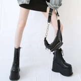 JuicePark Ultra -Thick Bottom Martin Boots Y2K Sub -Sub -Cultural Cos японский тысячелетие Harajuku Duft Goble Gothic