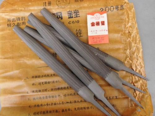 八九十年代老货半圆锉细齿中齿粗齿半圆锉刀青岛琴日牌钢锉钳工锉 - 图3
