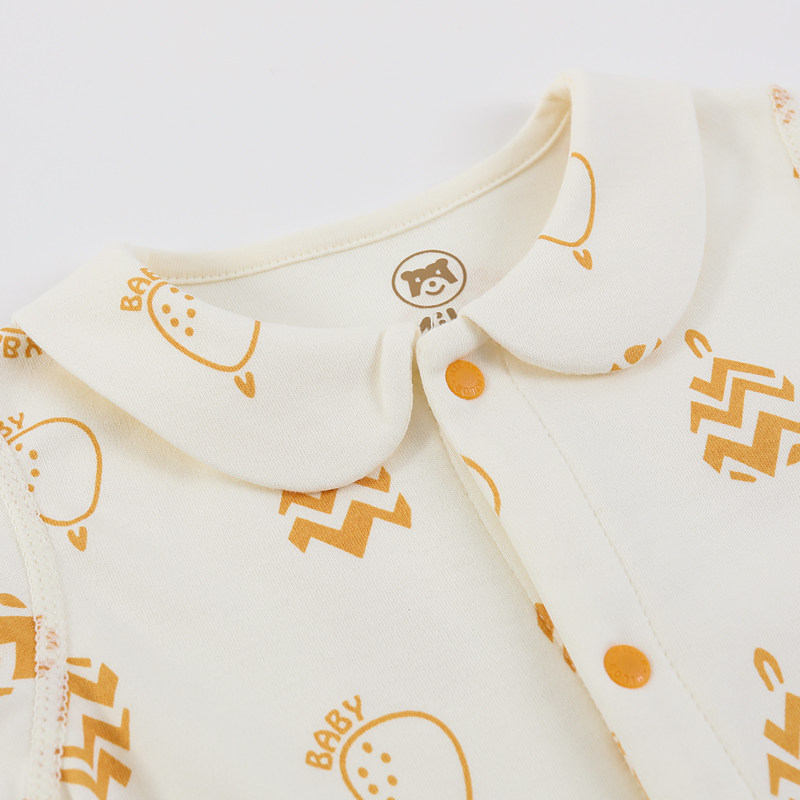 米乐熊婴儿衣服春秋长袖外出服睡衣 米乐熊母婴连身衣/爬服/哈衣