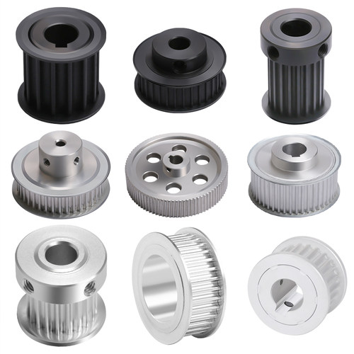 5M15齿 同步轮HTD皮带轮AF10mm15/20/25带宽 铝合金传动同步带轮 - 图2