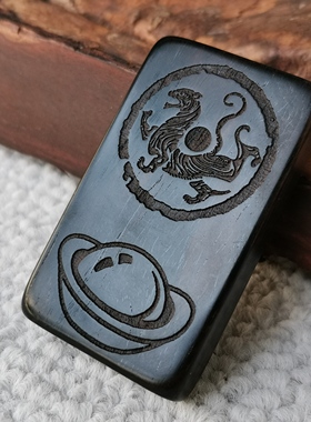 曾木匠雕刻黑檀木项链