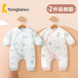 童泰 Демисезонный комбинезон для новорожденных для младенца, хлопковое удерживающее тепло боди подходит для мужчин и женщин для девочек