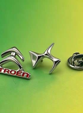 雪铁龙DS经典胸针车标徽章法国风情Citroen DS Vintage Brooch