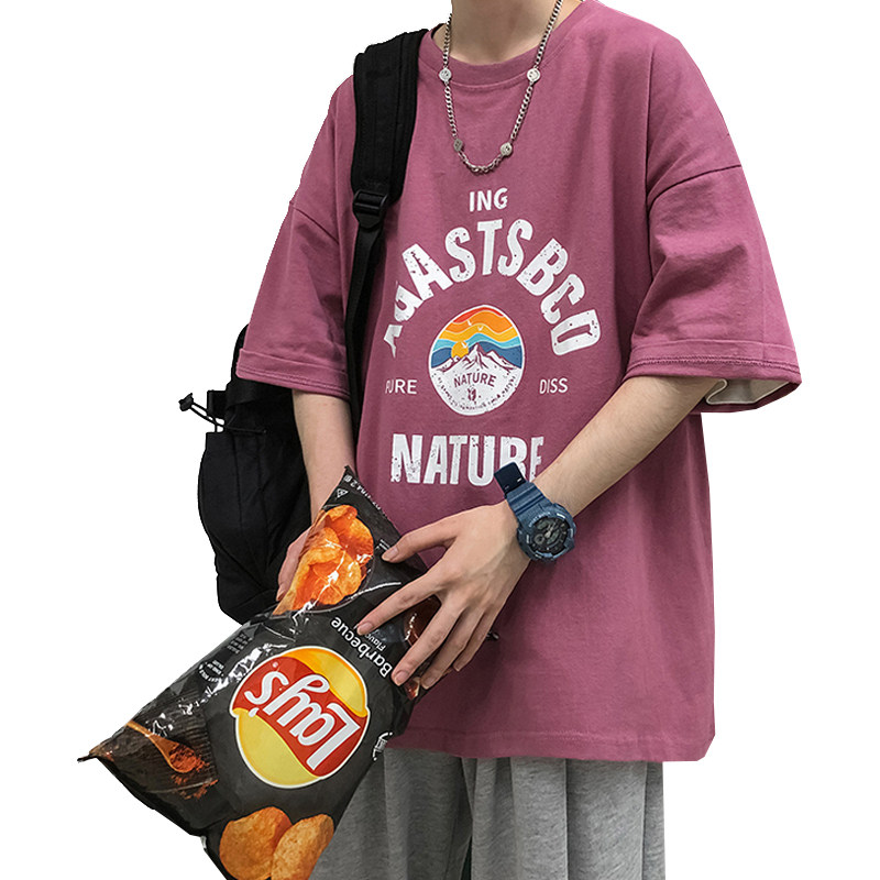 短袖t恤男情侣装夏装新款韩版潮流 v37T恤