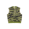 AVENUESON Avenue Son 2025 two-color sleeveless zipper knitted vest