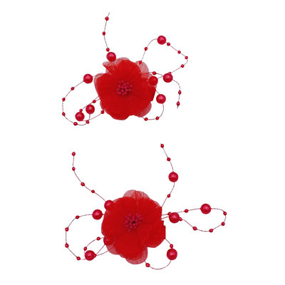 超仙儿童花朵头花发夹女童宝宝小女孩蝴蝶发卡发饰头饰夹子卡子女 虎窝淘