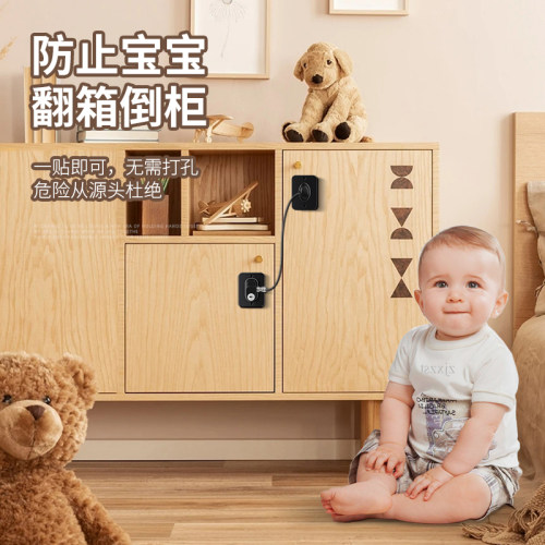 铝合金窗户卡扣锁扣平开窗限位器推拉门防护防盗儿童门纱窗安全锁 - 图1