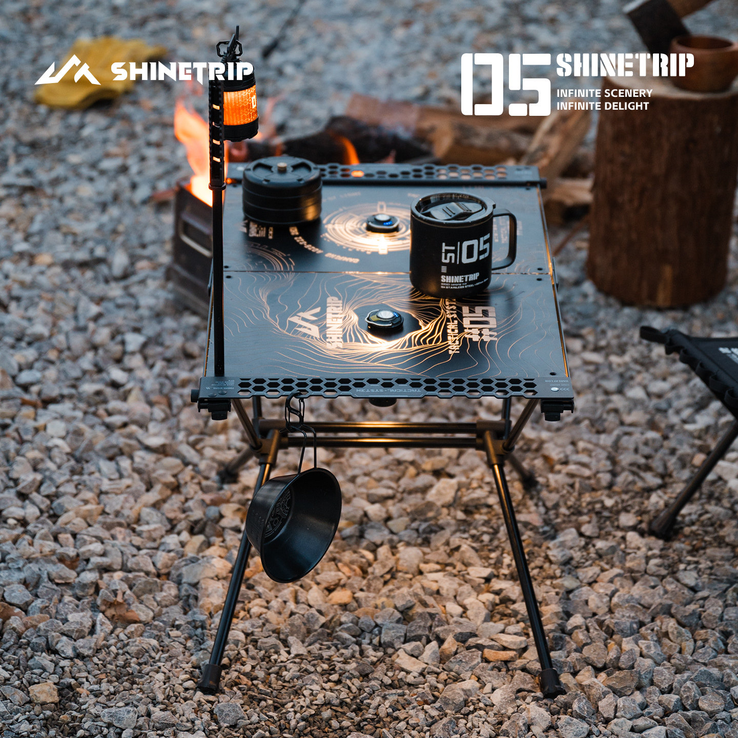 山趣户外超轻量化折叠桌子单元桌板速开摩旅露营装备便携野餐车载,淘宝优惠券,粉丝福利购,淘宝优惠卷