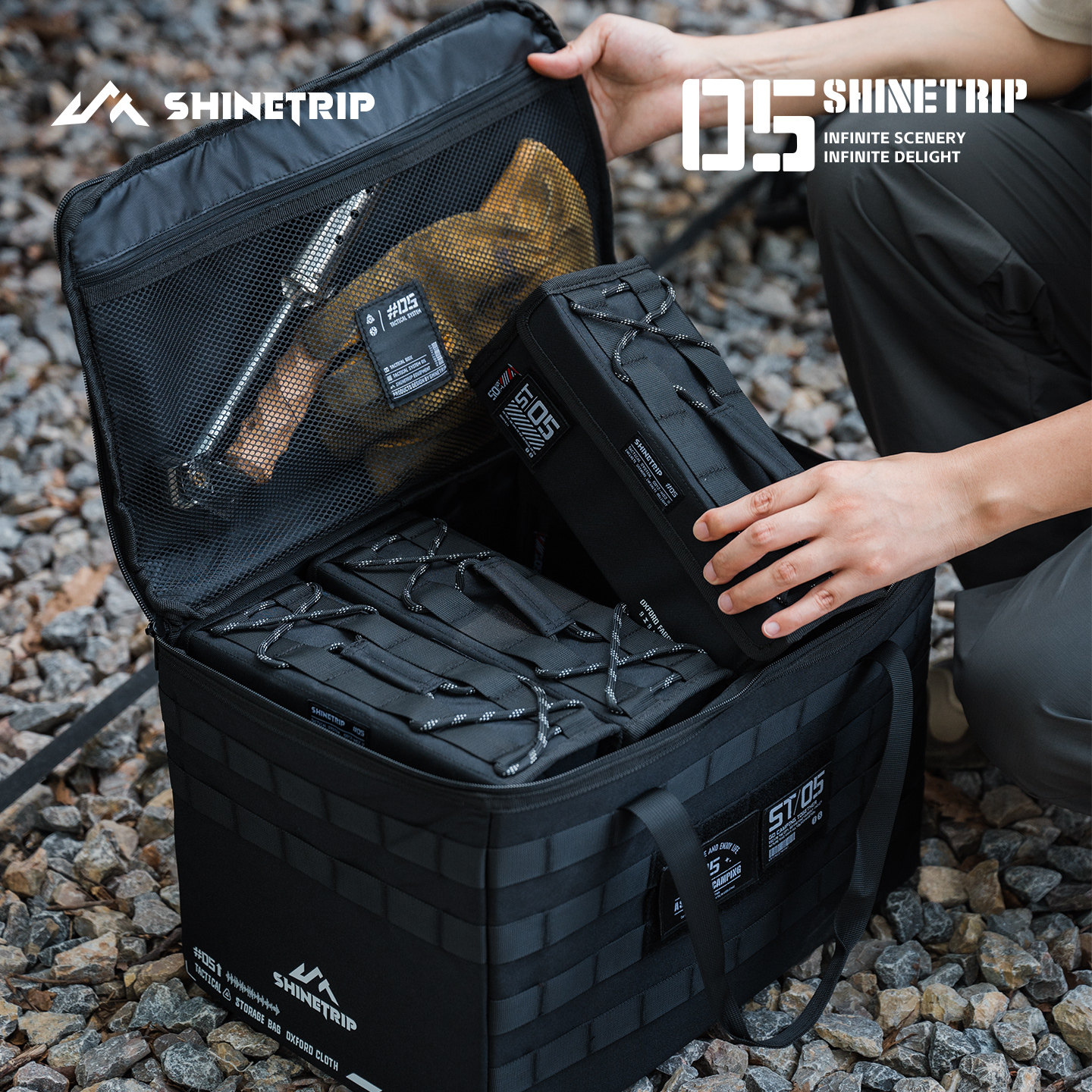 山趣户外露营箱桌一体折叠收纳箱工具箱炉具牛津布餐具收纳包茶箱,淘宝优惠券,粉丝福利购,淘宝优惠卷