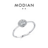 Modian S925 sterling silver Japanese and Korean light luxury zircon ring for women