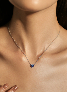 摩典925银轻奢澳宝小众心形戒指