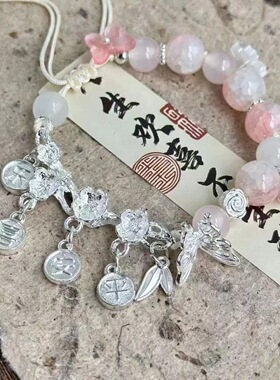 如梦令新款月亮古风新中式手链编绳手串送女友闺蜜礼物学生编绳