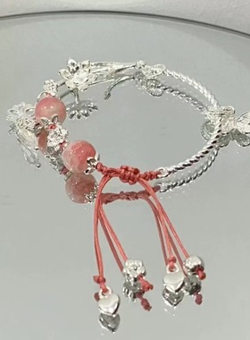 热销新款绿野青提蝴蝶设计ins手链小众仙女小众甜美闺蜜手串礼物