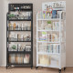 Bookshelf-type floor-standing storage rack integrated wall-mounted movable decorative ornaments kitchen bathroom multi-functional storage rack