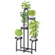 Flower shelf living room floor-standing balcony storage rack outdoor courtyard succulent iron flowerpot bracket shelf extension rack