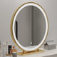 Simple desktop vanity mirror round desktop vanity mirror bedroom student dormitory iron large mirror vanity mirror