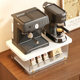 Coffee machine bar acrylic dustproof storage rack