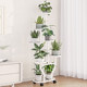 Living room floor-standing flower shelf balcony storage rack outdoor courtyard succulent iron flowerpot bracket shelf extension rack