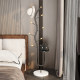 Clothes rack floor-standing bedroom coat rack cream style home hanging clothes storage artifact room hanging bag rack