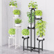Flower shelf living room floor-standing balcony storage rack outdoor courtyard succulent iron flowerpot bracket shelf extension rack