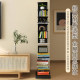 Invisible bookshelf floor-standing storage rack home living room corner iron vertical small bookshelf simple corner creative bookcase
