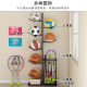 Basketball storage for home indoor children's fitness equipment