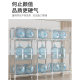 Clothes rack floor-standing bedroom clothes rack with dust cover household clothes hanger multi-functional clothes drying rack storage and storage