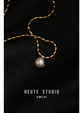 人鱼之泪ins珍珠锁骨链女