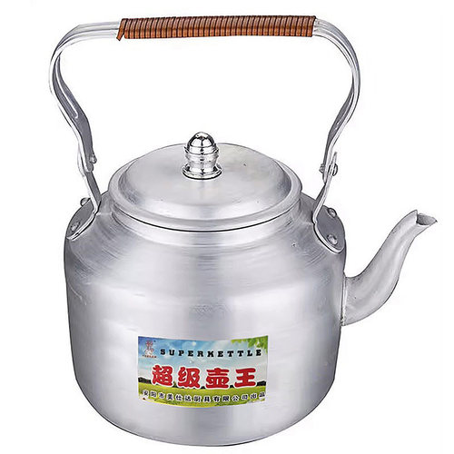 老式铝制水壶加厚铝烧水壶大容量茶壶家用煤气燃气煤炉子铝壶炊壶 - 图3