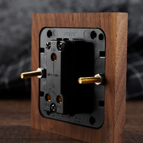 Масло для загара, латунная световая панель, ретро переключатель из натурального дерева