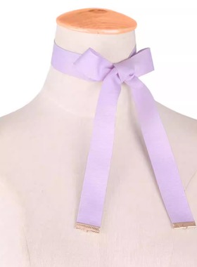 尼龙绳长发箍带蝴蝶结项链女饰品