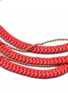 多股细链蛇形宽链条平缘链接项链